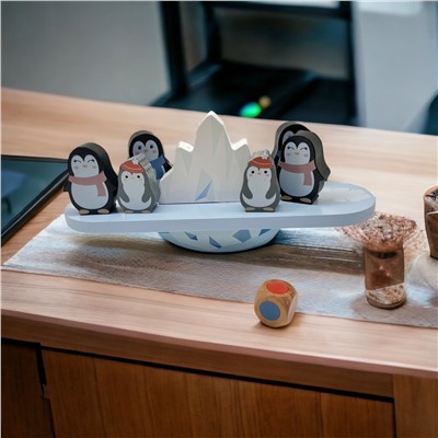 Игра баланс Пингвины на льдине