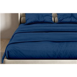 Комплект постельного белья SONNO FLORA BASIC Глубокий синий