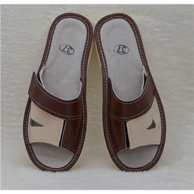 039-10-41 Обувь домашняя (Тапочки кожаные) размер 41