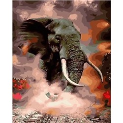 Картина по номерам "Слон" 50х40см (Слон)