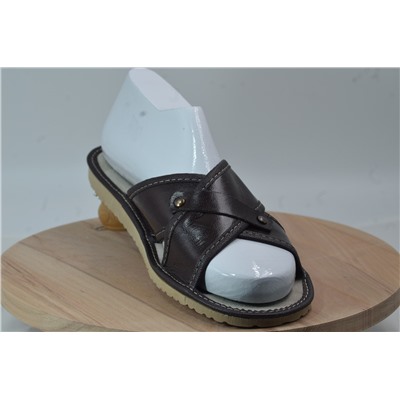 063-43 Обувь домашняя (Тапочки кожаные) размер 43