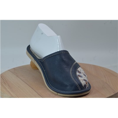 037-36  Обувь домашняя  (Тапочки кожаные) размер 36