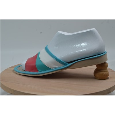 001-1-35  Обувь домашняя (Тапочки кожаные) размер 35