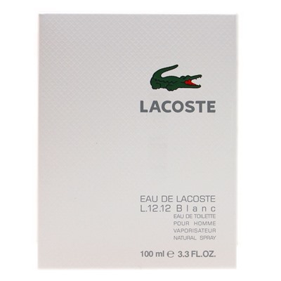 Мужская парфюмерия   Lacoste "Eau De Lacoste L.12.12 Blanc" edt for men 100 ml A Plus