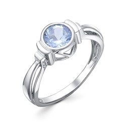 Серебряное кольцо с топазом - 1354
