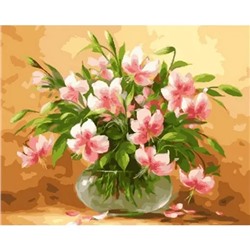 Картина по номерам "Садовые цветы" 50х40см (Садовые цветы)