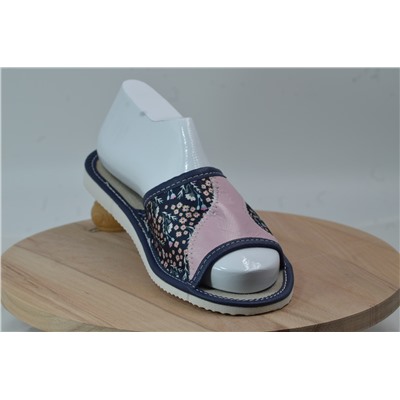 011-35  Обувь домашняя (Тапочки кожаные) размер 35