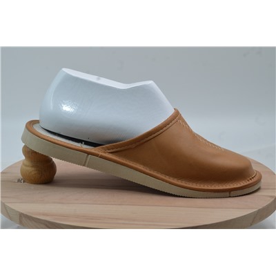 041-1-40  Обувь домашняя (Тапочки кожаные) размер 40