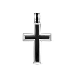 Серебряная подвеска "Крест" 014
