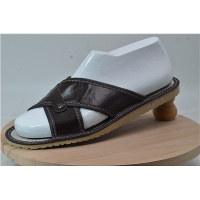 063-47 Обувь домашняя (Тапочки кожаные)  размер 47