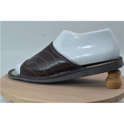 076-46  Обувь домашняя (Тапочки кожаные) размер 46