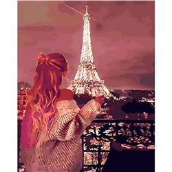 Картина по номерам "Ночной Париж" 40х50 GX 34589 (Ночной Париж)
