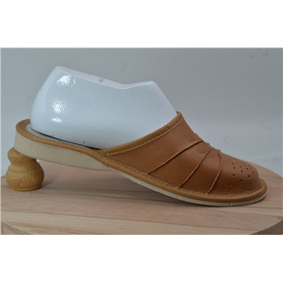 164-40 Обувь домашняя (Тапочки кожаные) размер 40