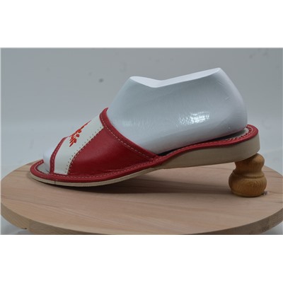 017-2-35 Обувь домашняя (Тапочки кожаные) размер 35