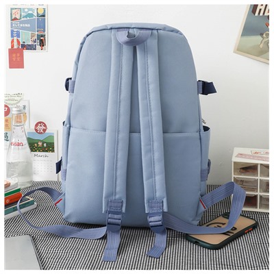 Набор-рюкзак из 5 предметов, арт Р16  цвет: 9023 голубой, без брелка