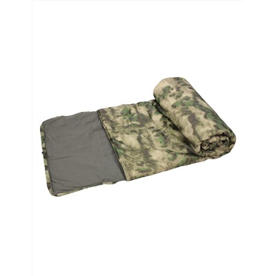 Спальный мешок-одеяло с подголовником цв.Атак Зелёный