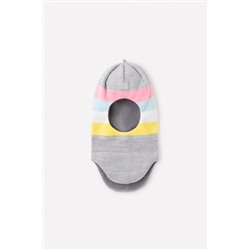Шапка-шлем для девочки Crockid КВ 20215/ш светло-серый меланж